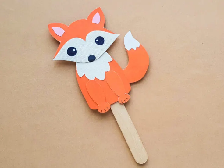 Papercraft Fox Puppet