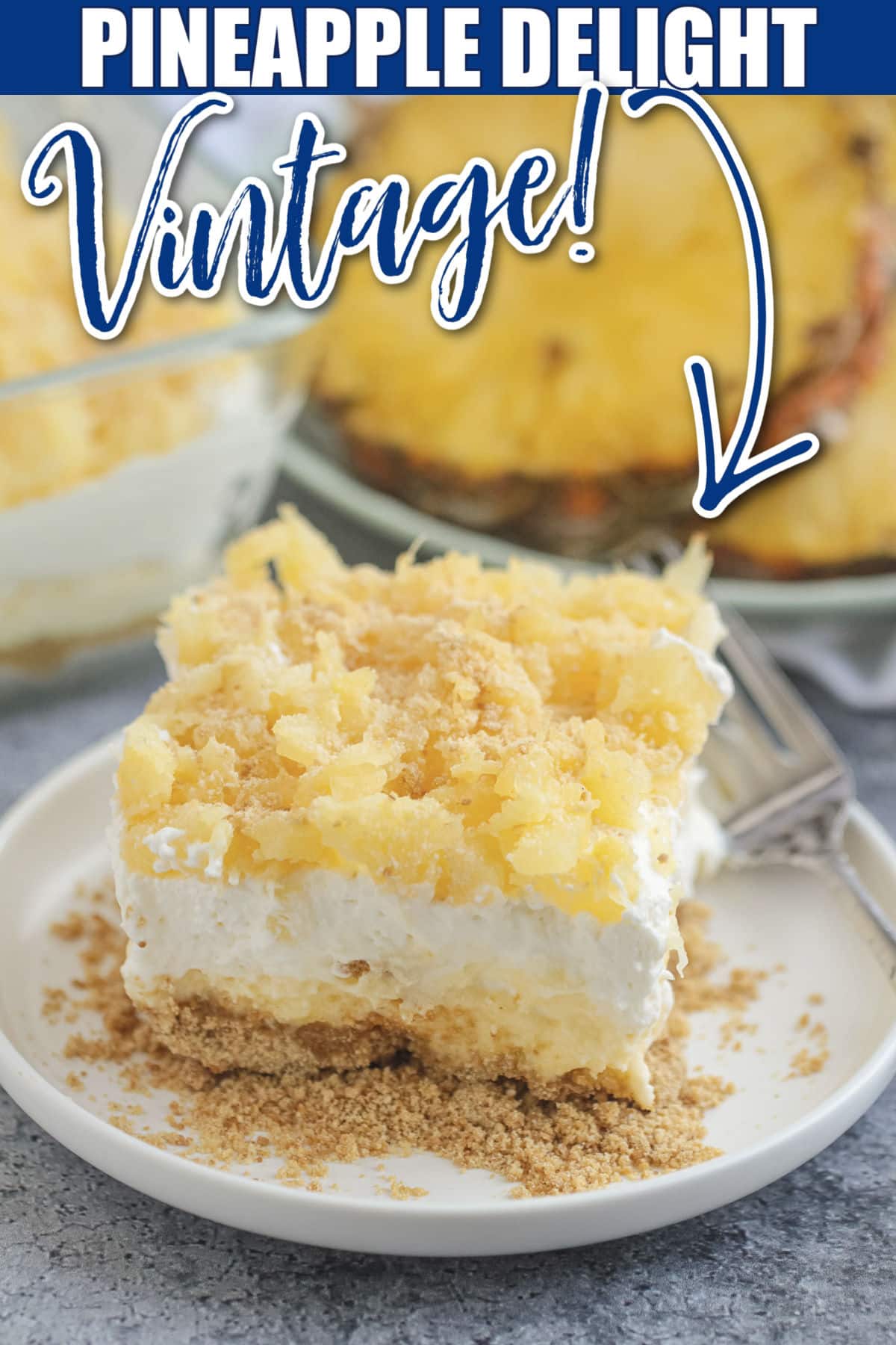 Pineapple Delight - Vintage Dessert Recipe - Frugal Mom Eh!