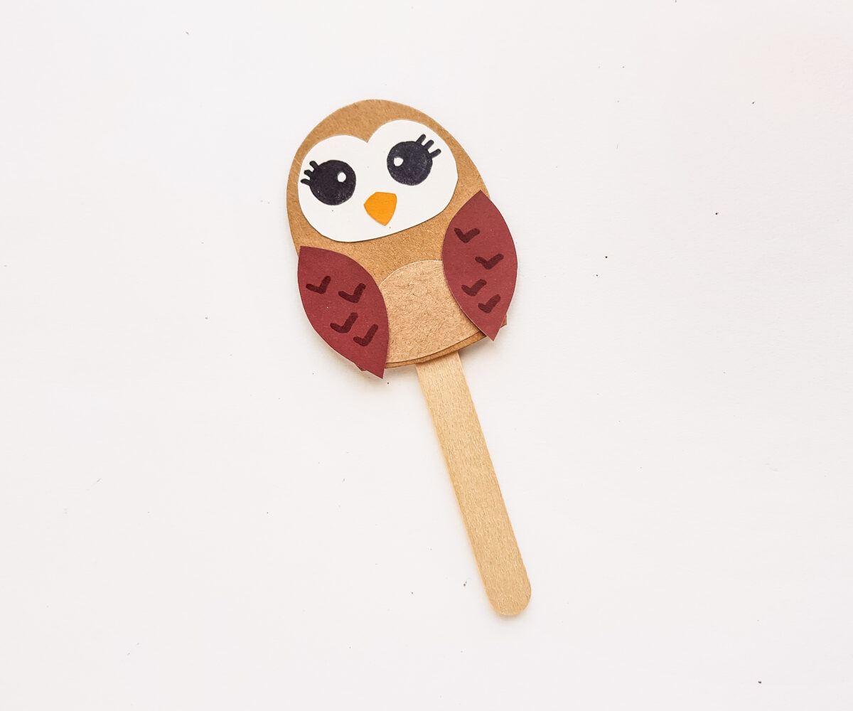 Papercraft Owl Puppet - kids owl craft - Frugal Mom Eh!