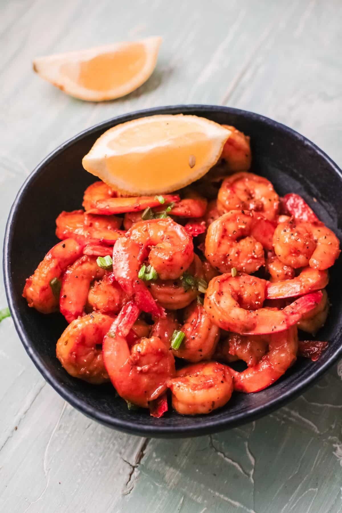 Make this Honey Cajun Shrimp in under 30 minutes for a terrific, quick and easy weeknight dinner made with a handful of simple ingredients.