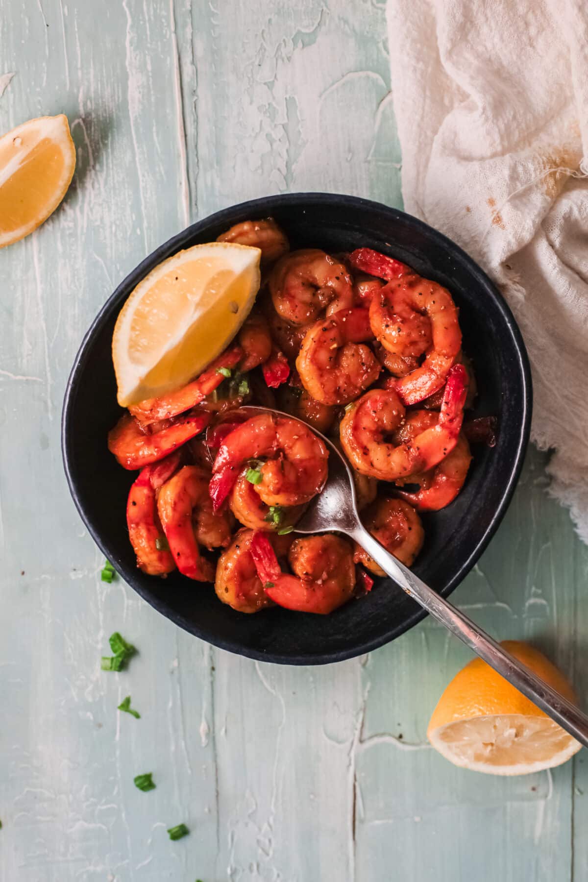 Make this Honey Cajun Shrimp in under 30 minutes for a terrific, quick and easy weeknight dinner made with a handful of simple ingredients.