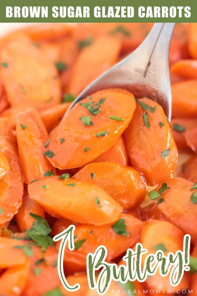 These glazed carrots are smothered in brown sugar and butter for an easy side dish that’s perfect for a holiday meal or weekday dinner.