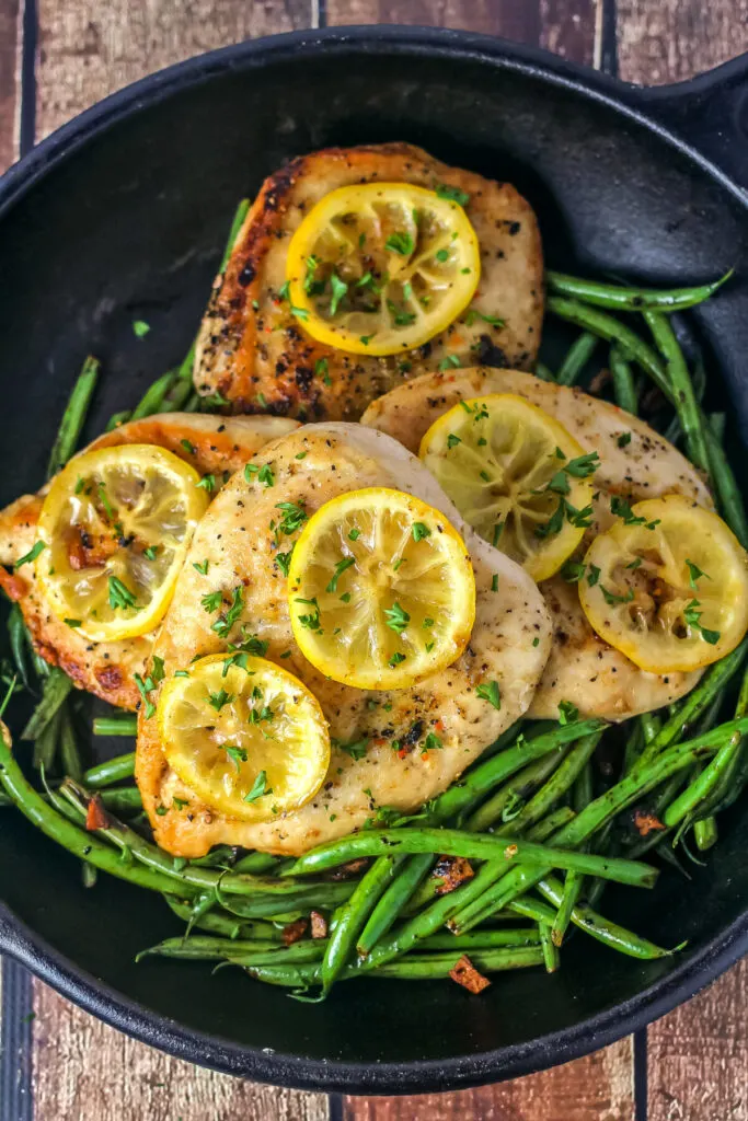 This pan fried lemon pepper chicken recipe results in chicken that is moist, flavourful and full of amazing bright citrus flavour.