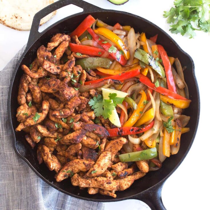 Image for Cast Iron Skillet Chicken Fajitas