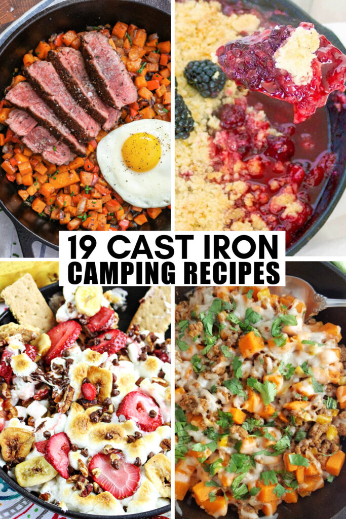 If you are planning your menu for your upcoming camping trip, these tasty pie iron and cast iron recipes for camping are sure to be a hit.
