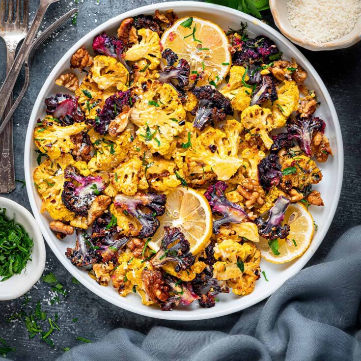 Image for Oven Roasted Cauliflower Parmesan
