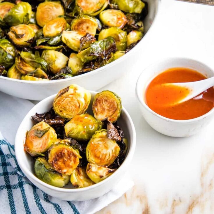 Image for Honey Sriracha Roasted Brussels Sprouts
