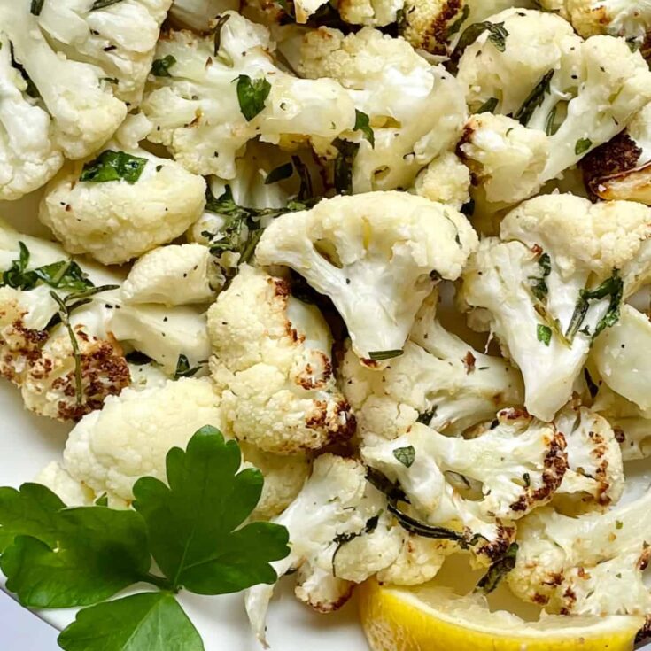 Image for Air Fryer Cauliflower with Herbs and Lemon