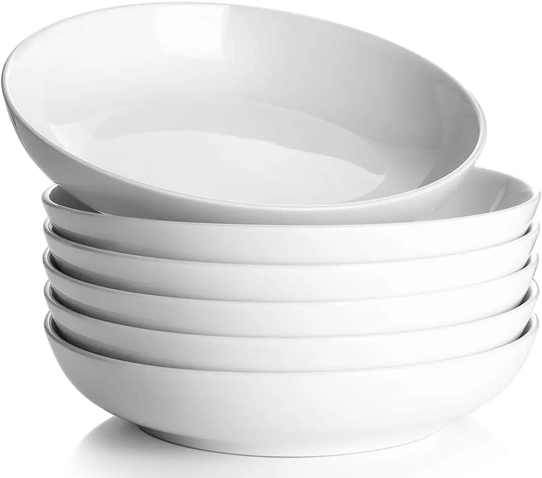 Y YHY White Bowls, Set of 6