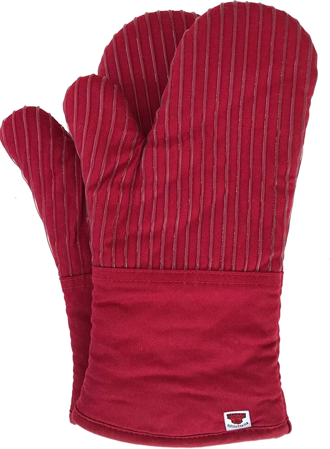 Oven Mitts, with The Heat Resistance of Silicone and Flexibility of Cotton