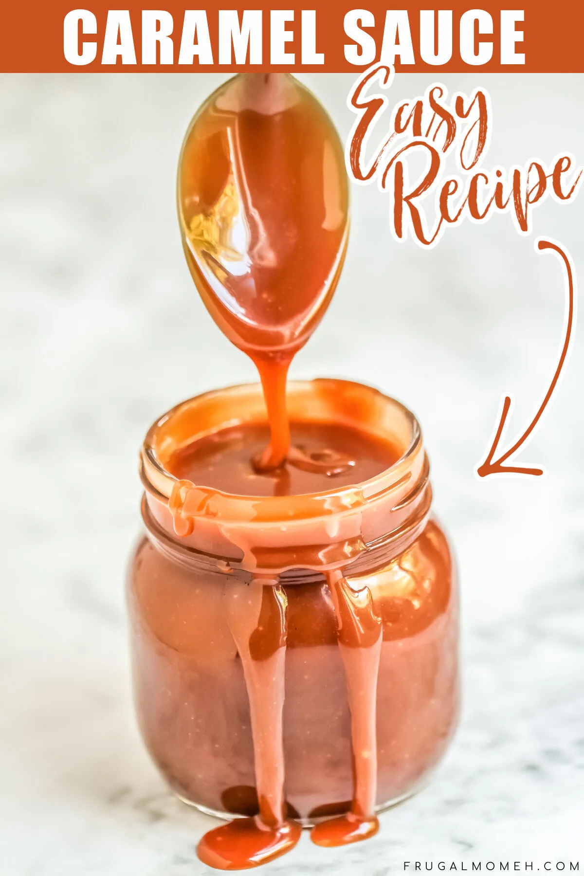 This Easy Homemade Caramel Sauce Recipe uses just a handful of ingredients & the wet caramelization method to make perfect creamy caramel.