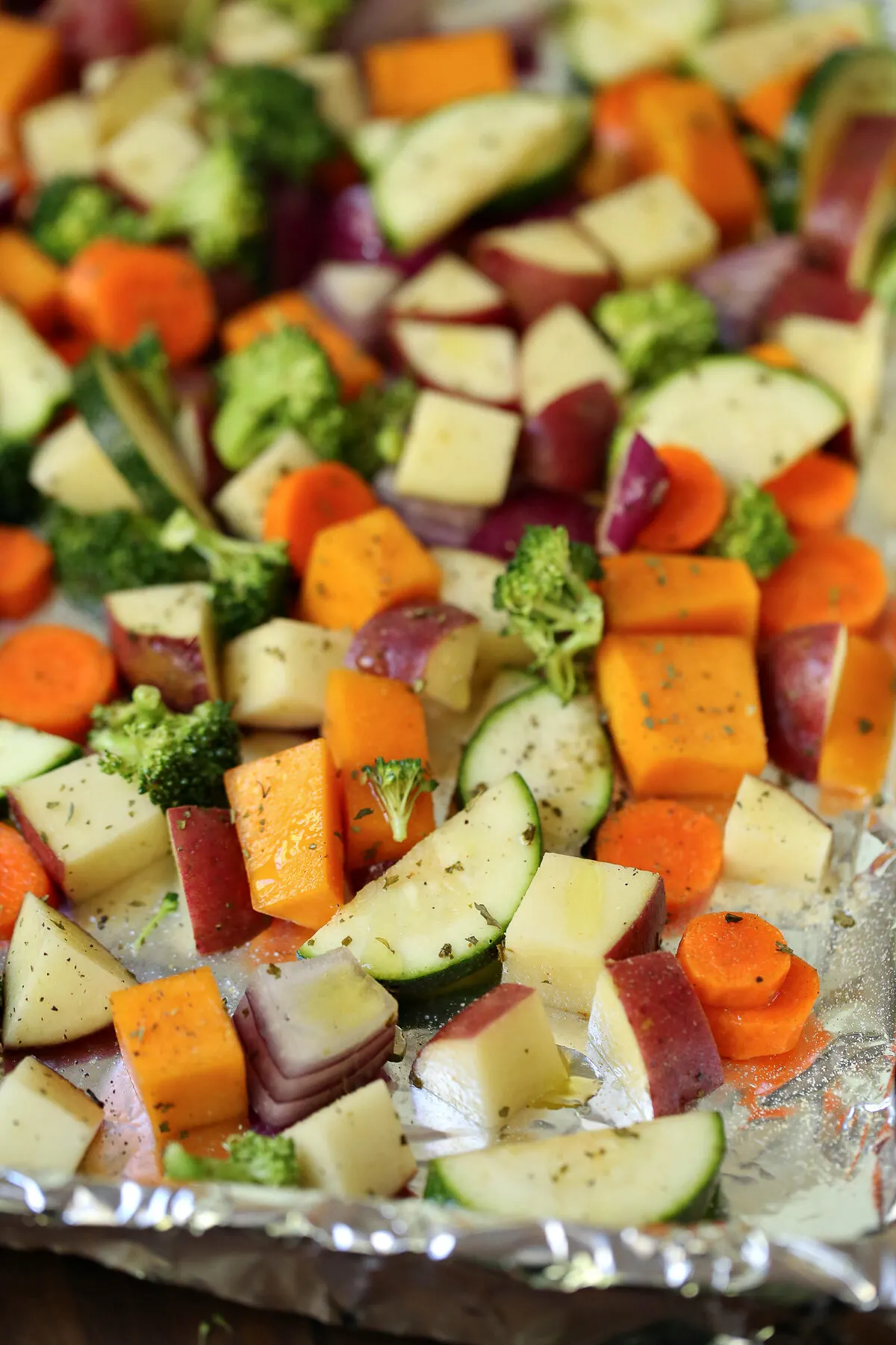 Oven-Roasted Vegetables are a great side dish for any meal, and this recipe is an easy and delicious way to prepare them.