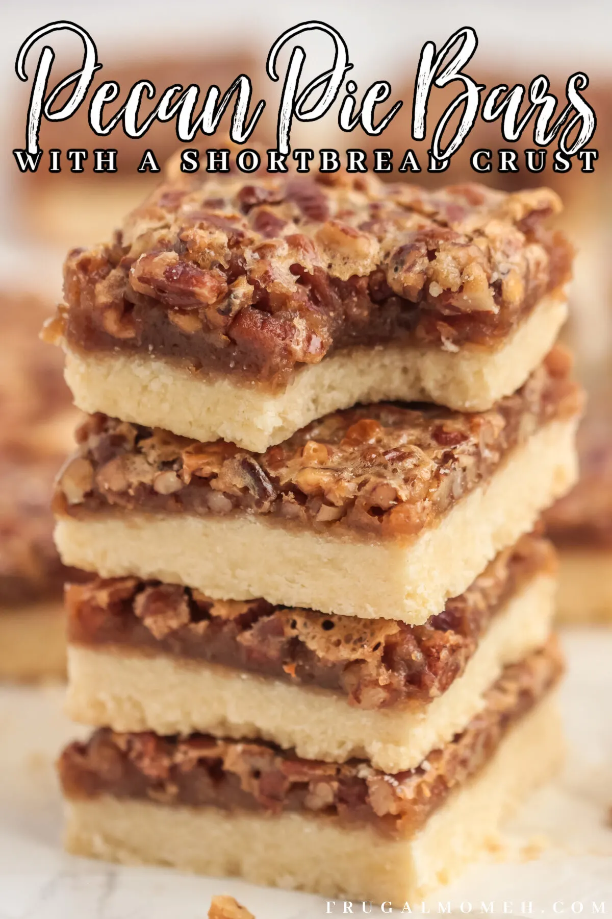 This recipe for pecan pie bars is a huge crowd pleaser. They're deliciously sweet & salty with an easy shortbread crust. Plus NO Corn Syrup!