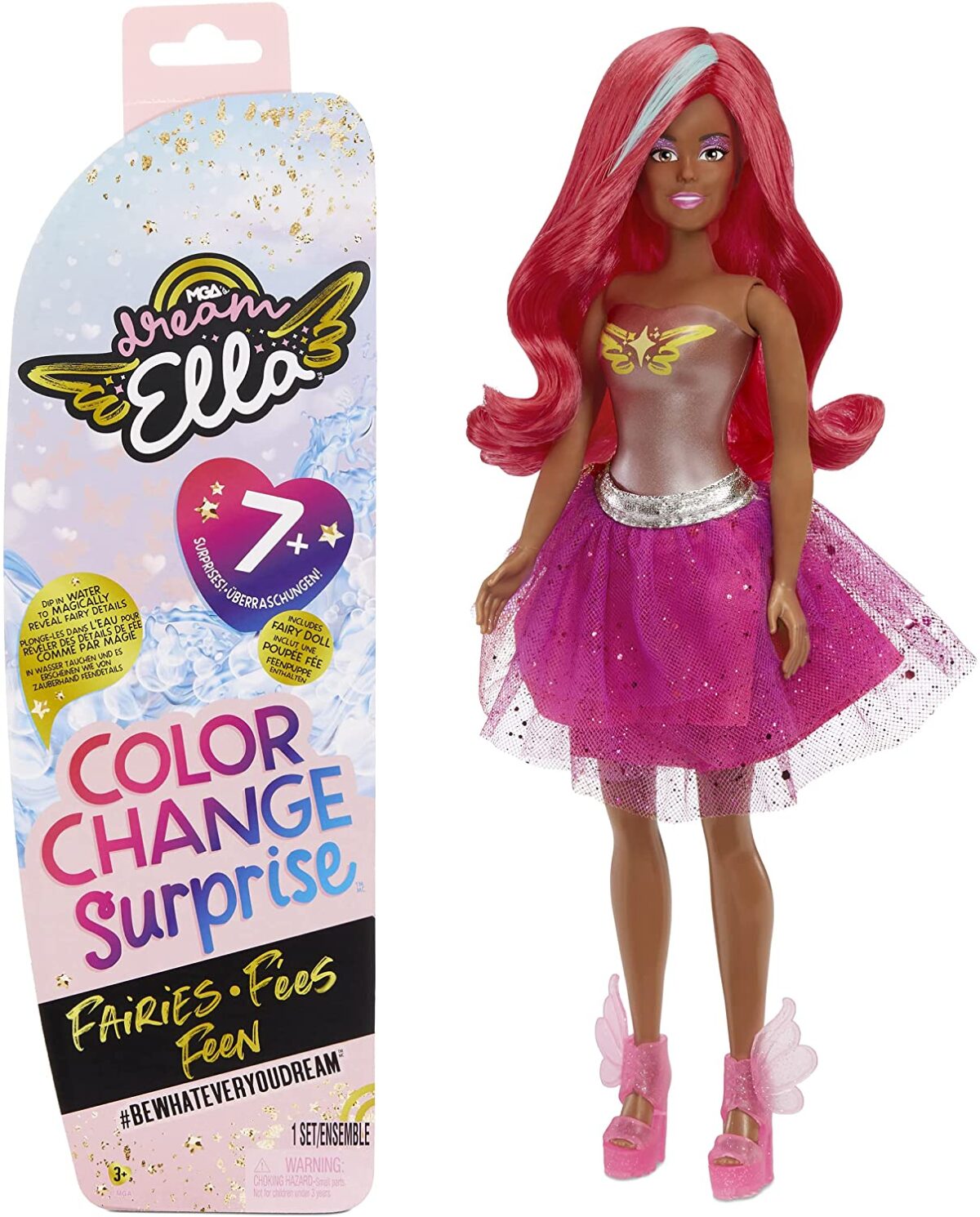 Introducing the newest craze to hit your child’s bedroom, MGA Dream Ella Color Change Surprise Fairies dolls. 