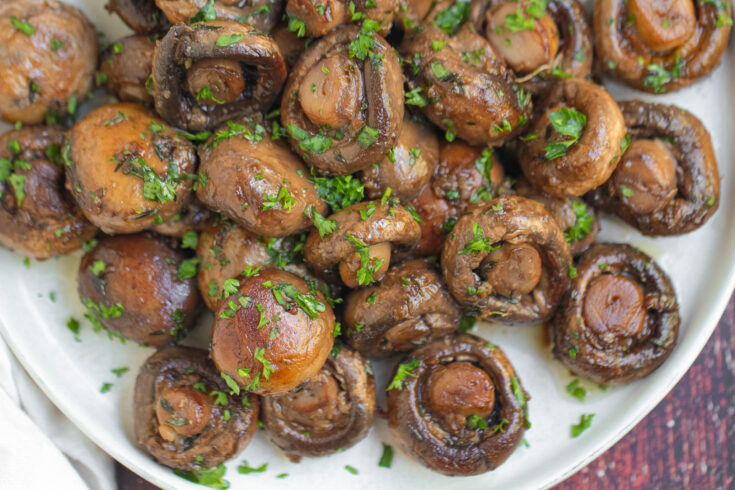 Sauteed Garlic Butter Mushrooms
