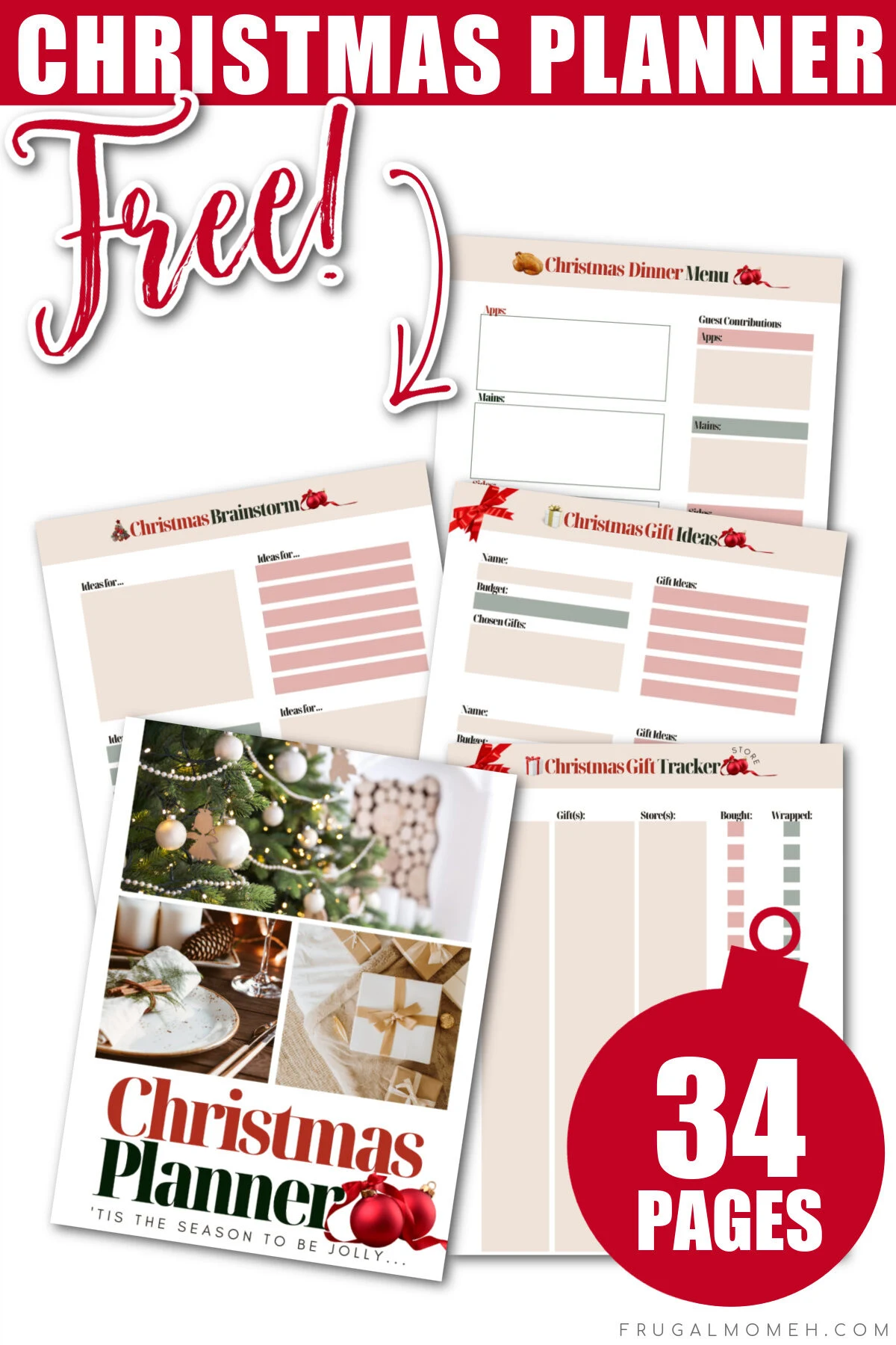 I've got the ultimate Christmas planner sheets to help you organize all your holiday plans and budget. Get the free printable sheets here!