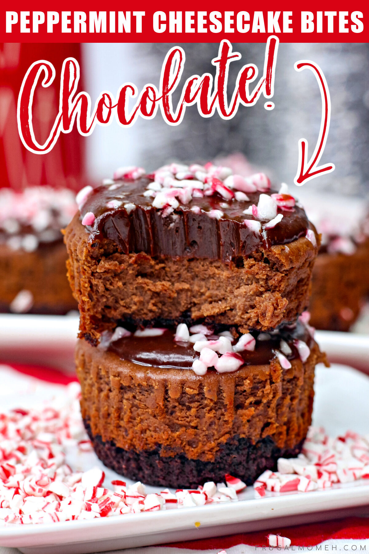Christmas is a time for indulgence, and this recipe for mini chocolate peppermint cheesecakes hits that mark as a festive holiday favourite!