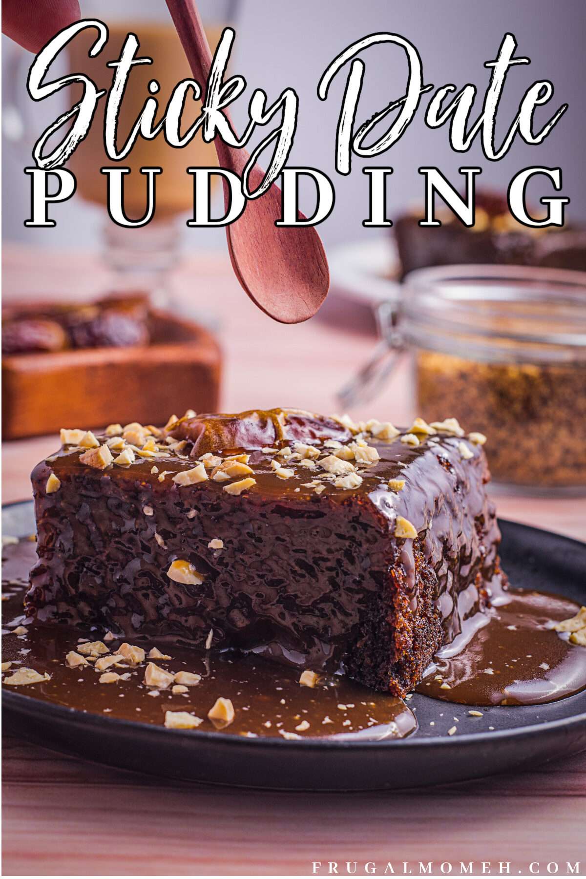 Sticky date pudding is rich, sweet and absolutely delicious. Perfect for dessert on a cold winter day, or part of a holiday dessert table!