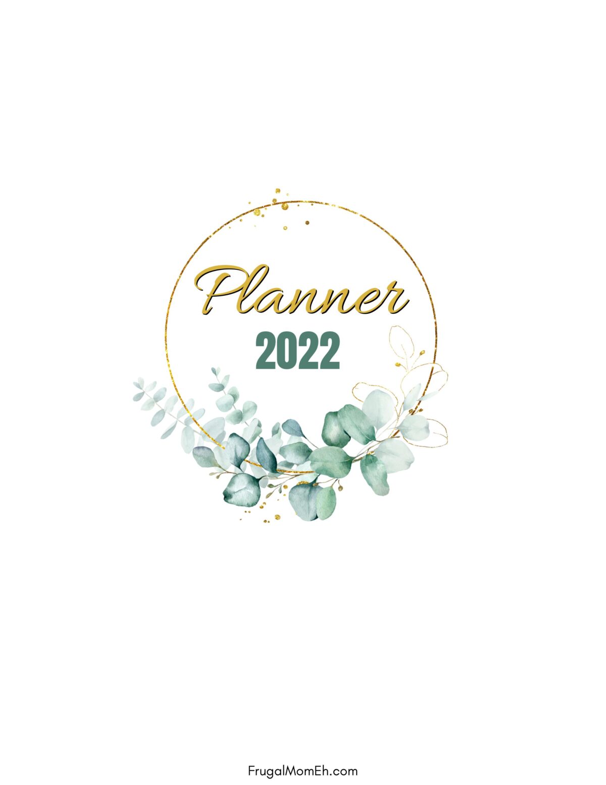 2022 Planner Cover Sheet