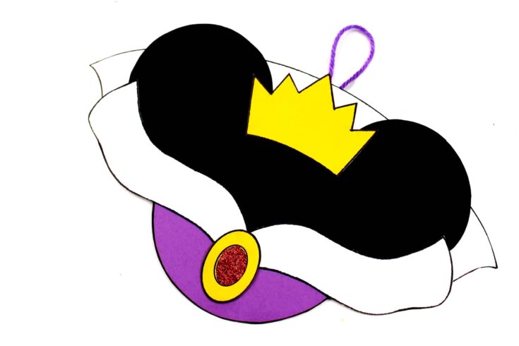 DIY Evil Queen Mickey Ears Ornament