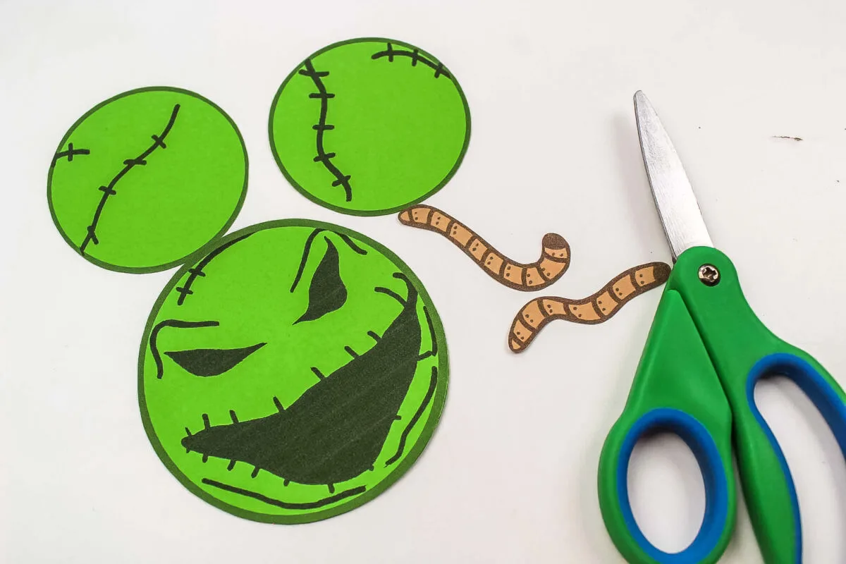 Oogie Boogie Ornament pieces cut put.