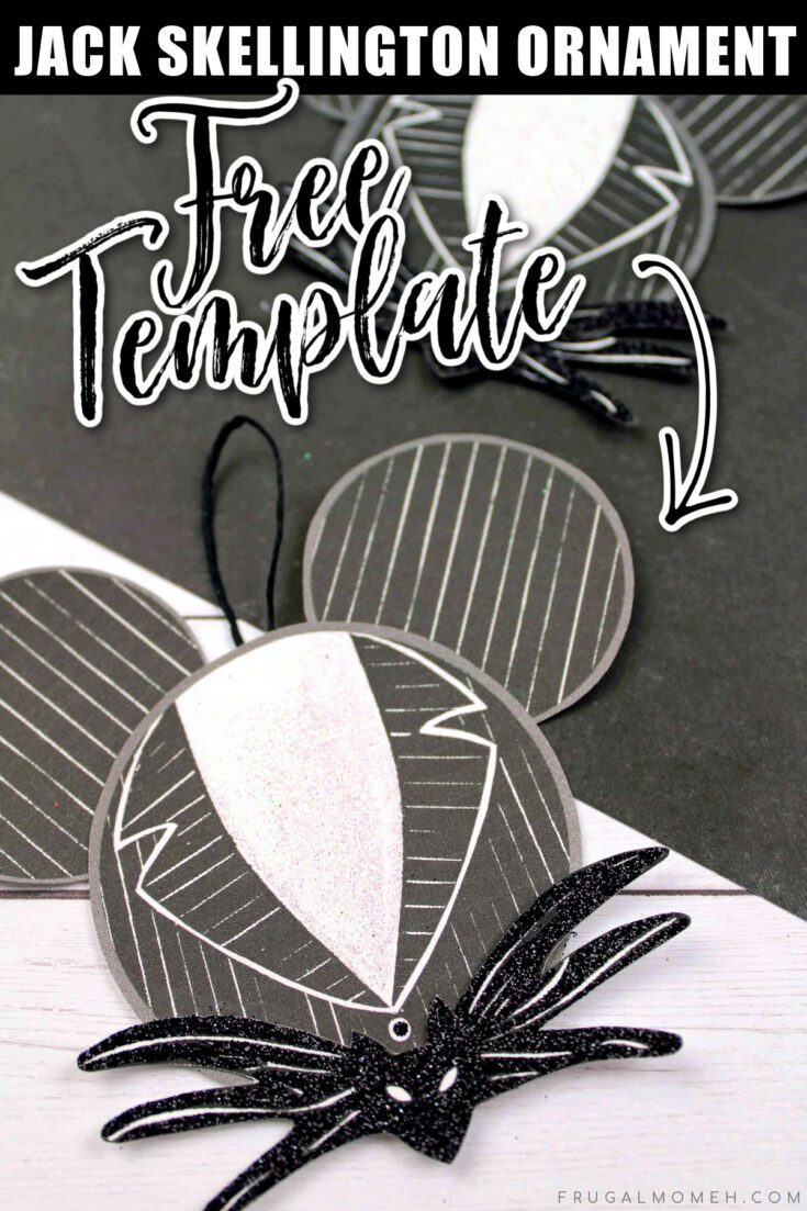 DIY Jack Skellington Suit Mickey Ears Ornament - Frugal Mom Eh!
