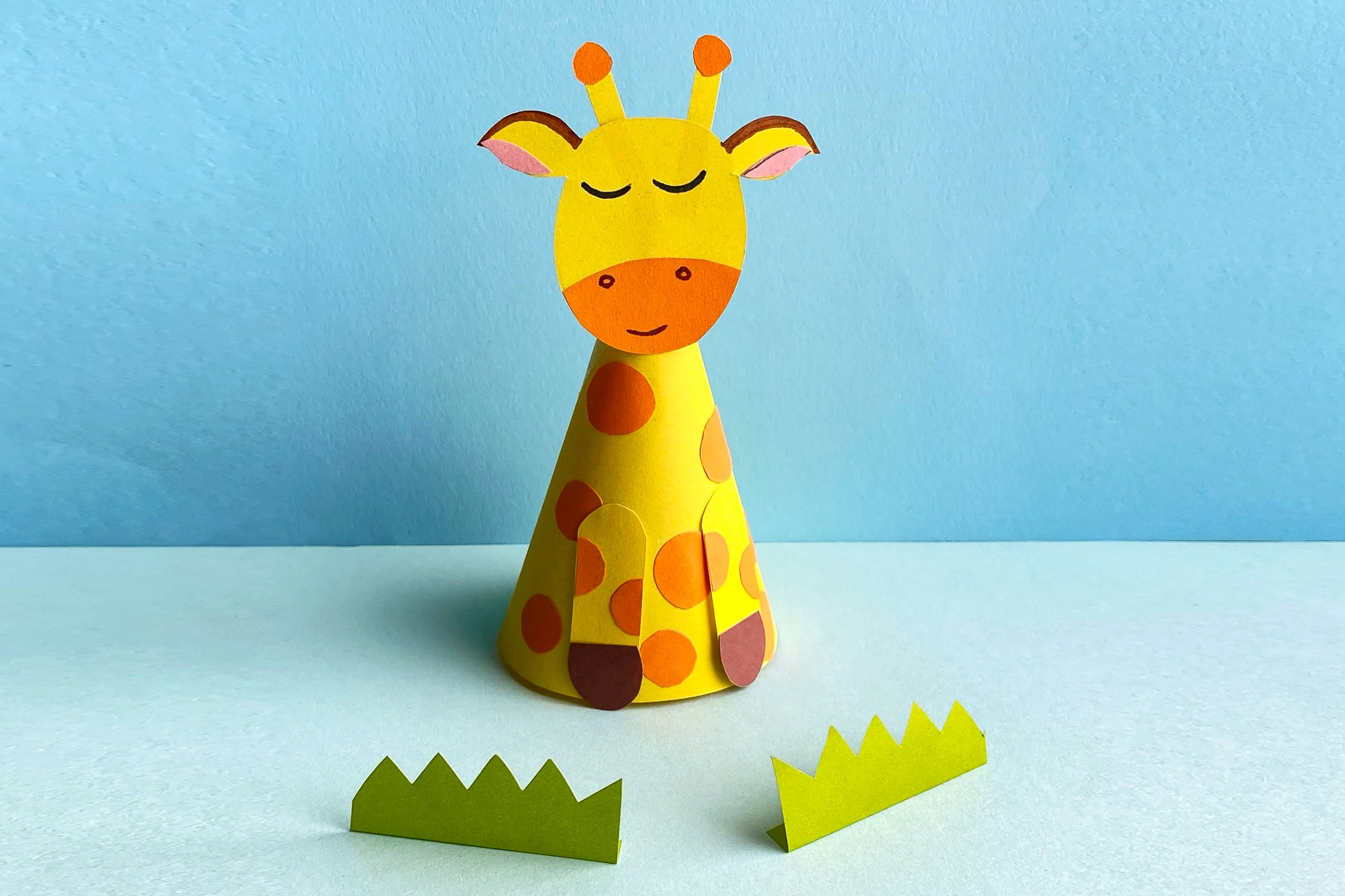 Paper Giraffe Craft for Kids