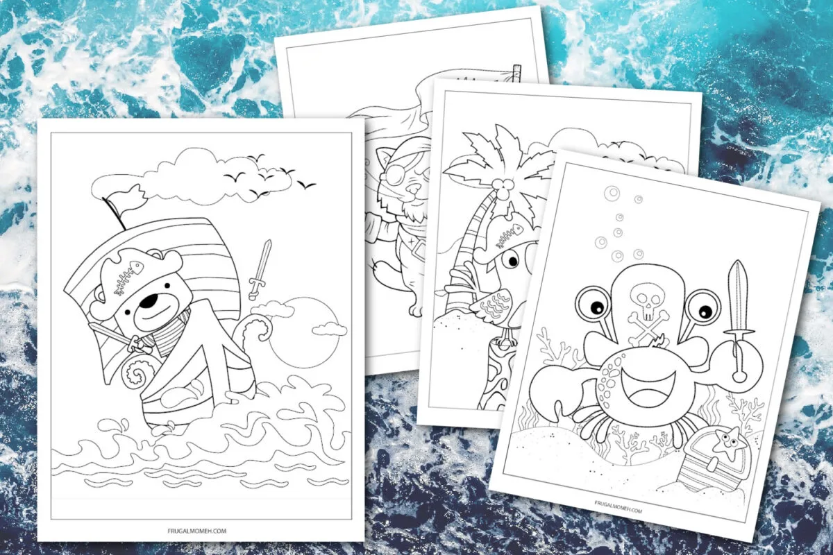 FREE Printable Pirate Colouring Pages for Kids   Frugal Mom Eh