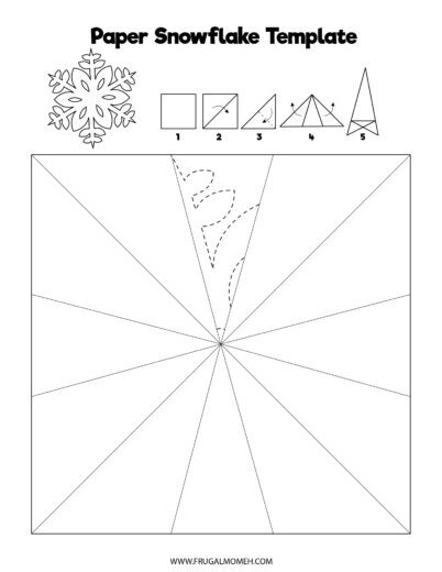 14 Free Printable Paper Snowflake Templates - Frugal Mom Eh!