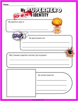FREE Printable Superhero Worksheets &amp; Activity Sheets - Frugal Mom Eh!