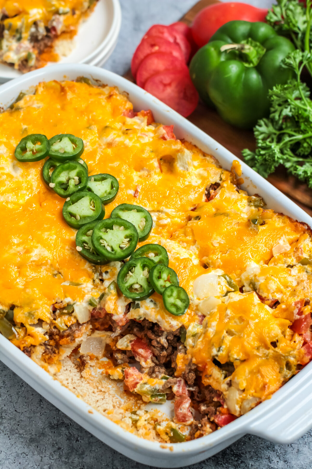 This John Wayne Casserole recipe is easy to make and results in a hearty, comforting casserole dish with loads of south-west flavour!