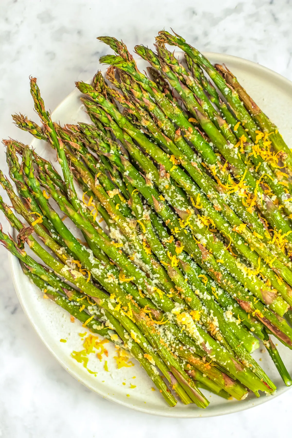 Looking for a delicious way to enjoy asparagus? Our air fryer roasted asparagus recipe is simple, healthy, and absolutely the best side dish!