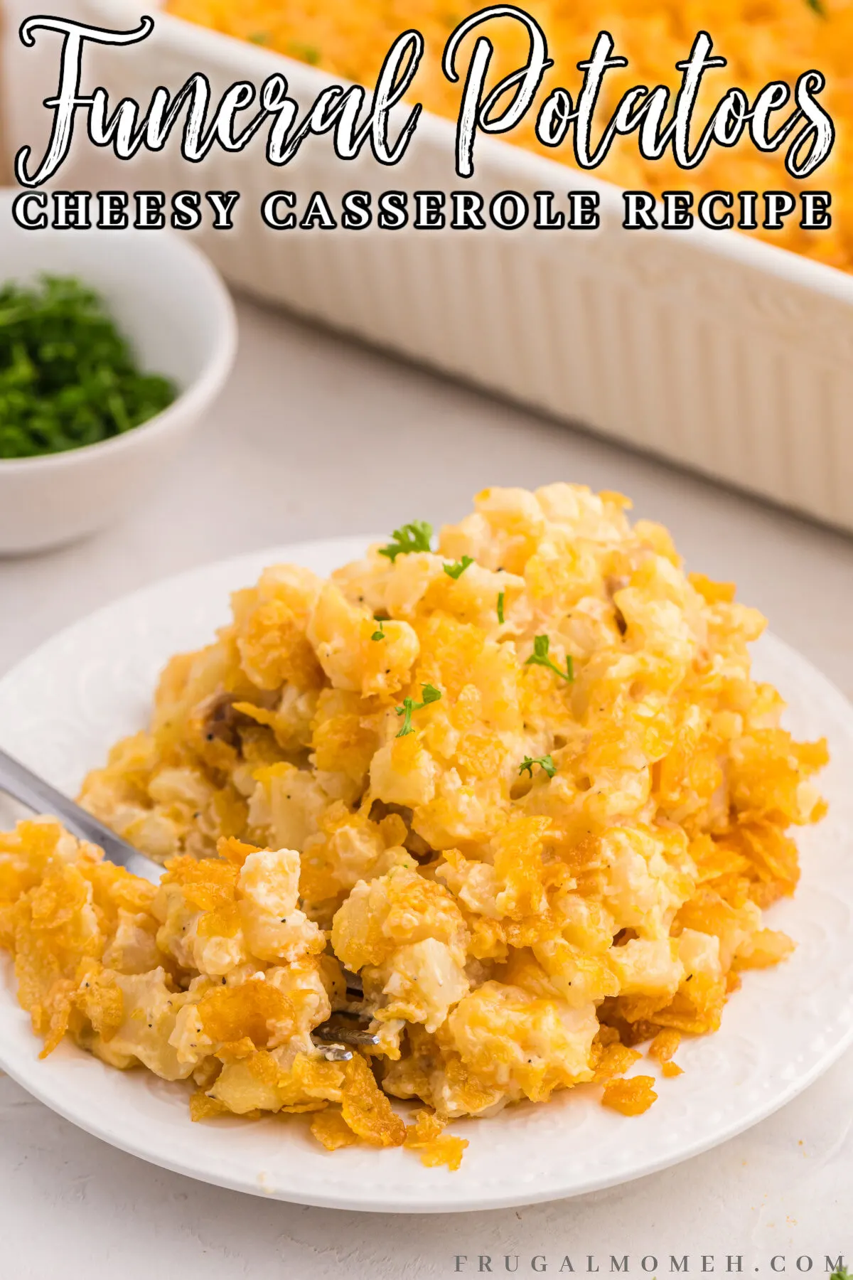 This is the best funeral potatoes recipe I've ever had, it's creamy and delicious - a great side dish for potlucks and family dinners.