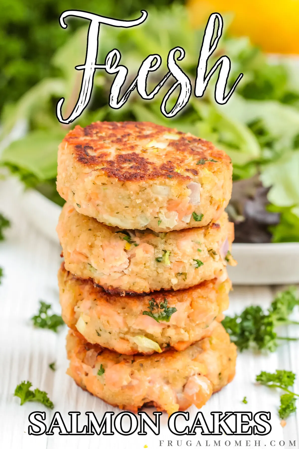 Looking for an easy fresh salmon cakes recipe? These fish patties are fresh, simple, and delicious - perfect for a quick weeknight meal!
