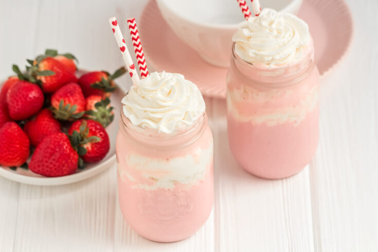 Fresh Strawberry Milkshake