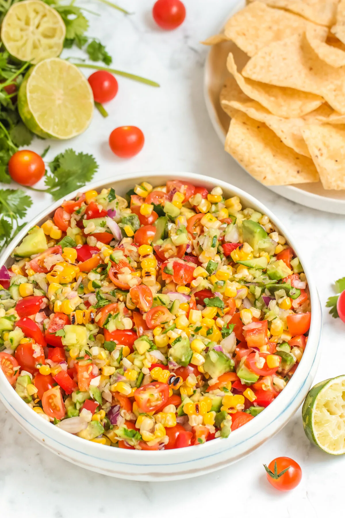 Looking for a new and delicious salad recipe? Look no further than this grilled corn salad! It's perfect for summer BBQs or potlucks.