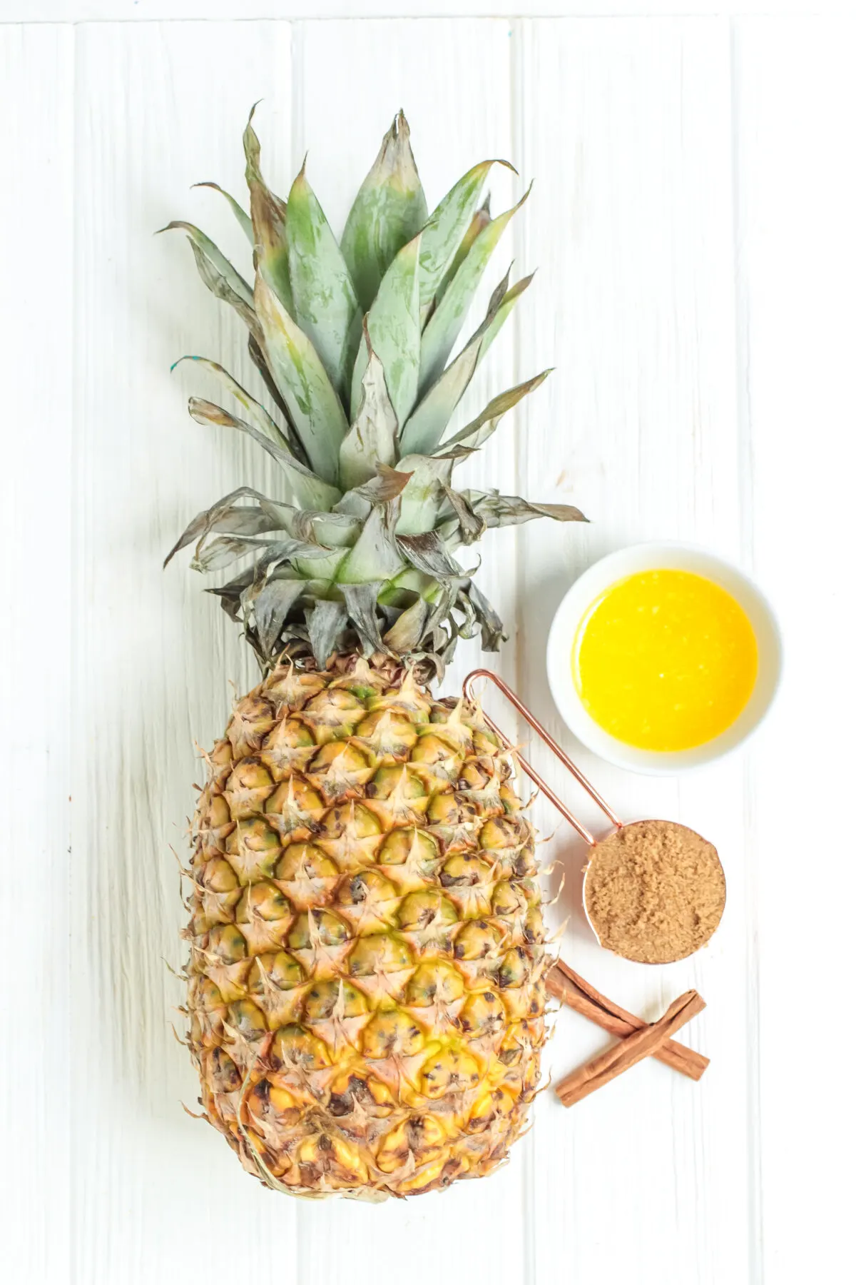 Ingredients for Air Fryer Pineapple.