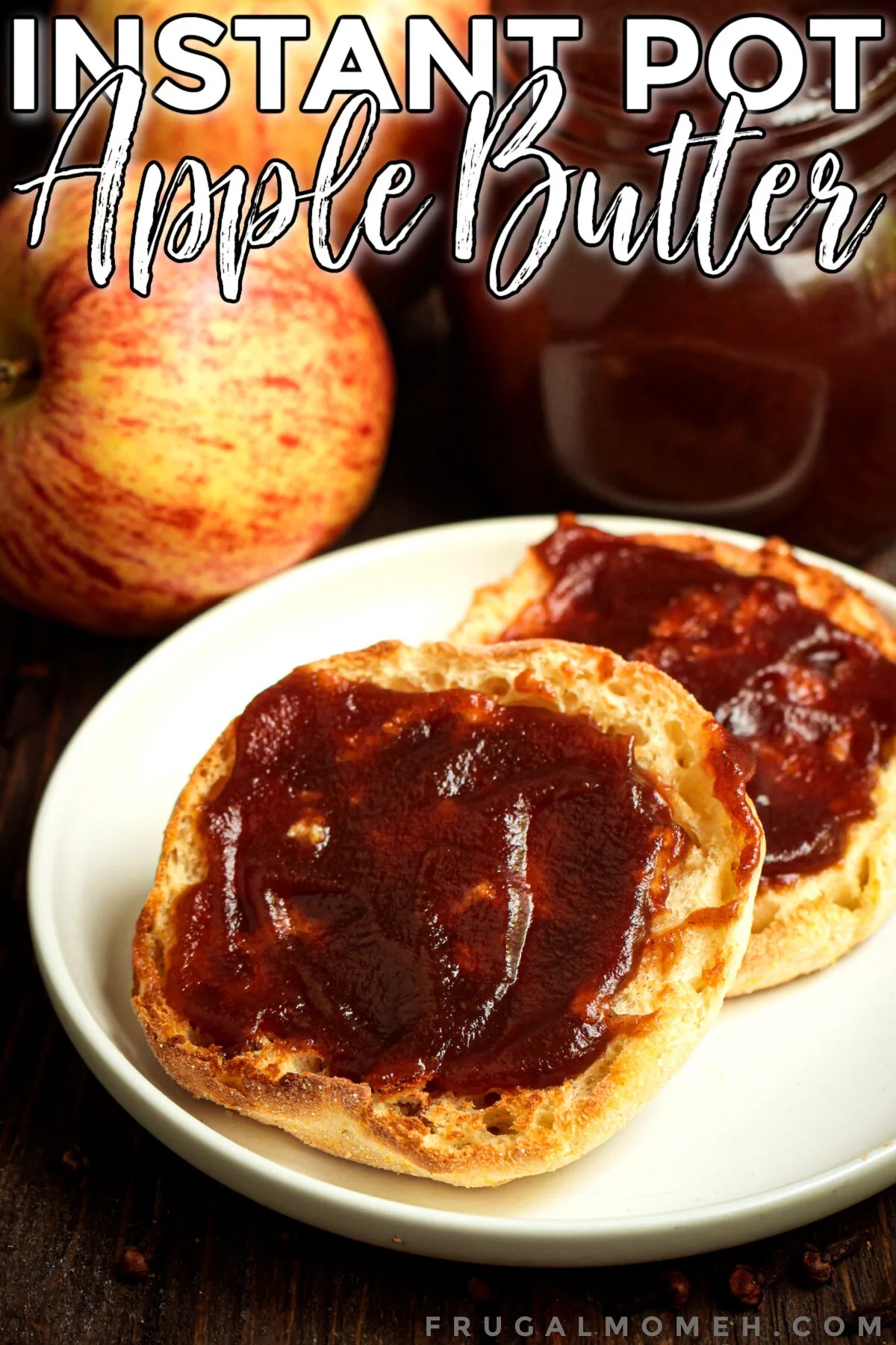 This Instant Pot apple butter recipe is perfect for fall! Made with just a few simple ingredients, it's a delicious way to use up apples.