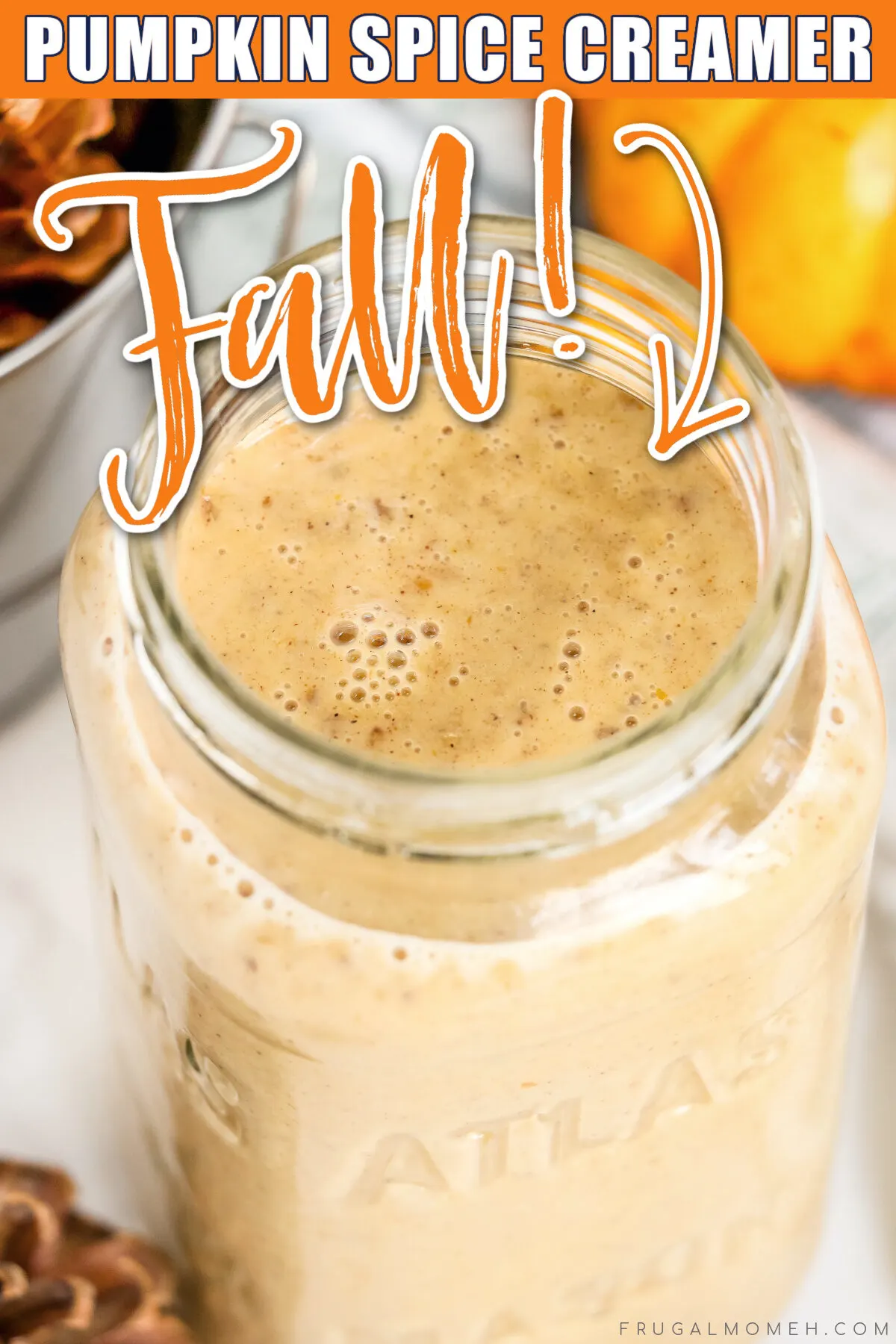 Love pumpkin spice lattes but don't love the price? This easy pumpkin spice creamer recipe is perfect for fall, and made with real pumpkin!