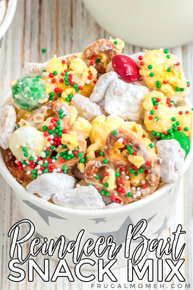 Reindeer Bait (Holiday Snack Mix) Recipe - Frugal Mom Eh!