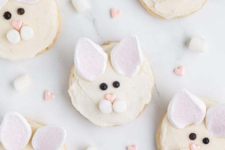Bunny Face Cookies
