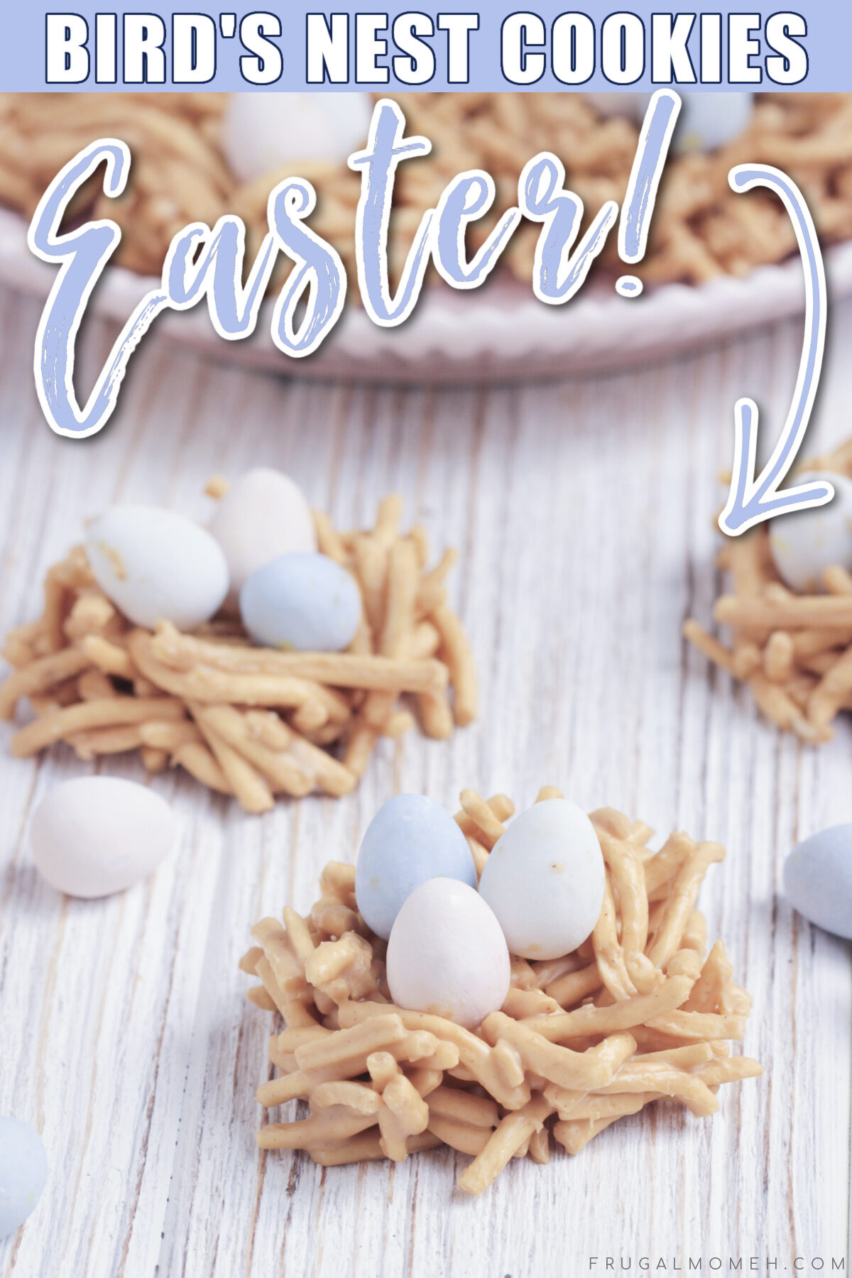 Need an easy yet delicious dessert to make for your Easter celebration? Try this no-bake Chow Mein Bird's Nest cookies recipe!