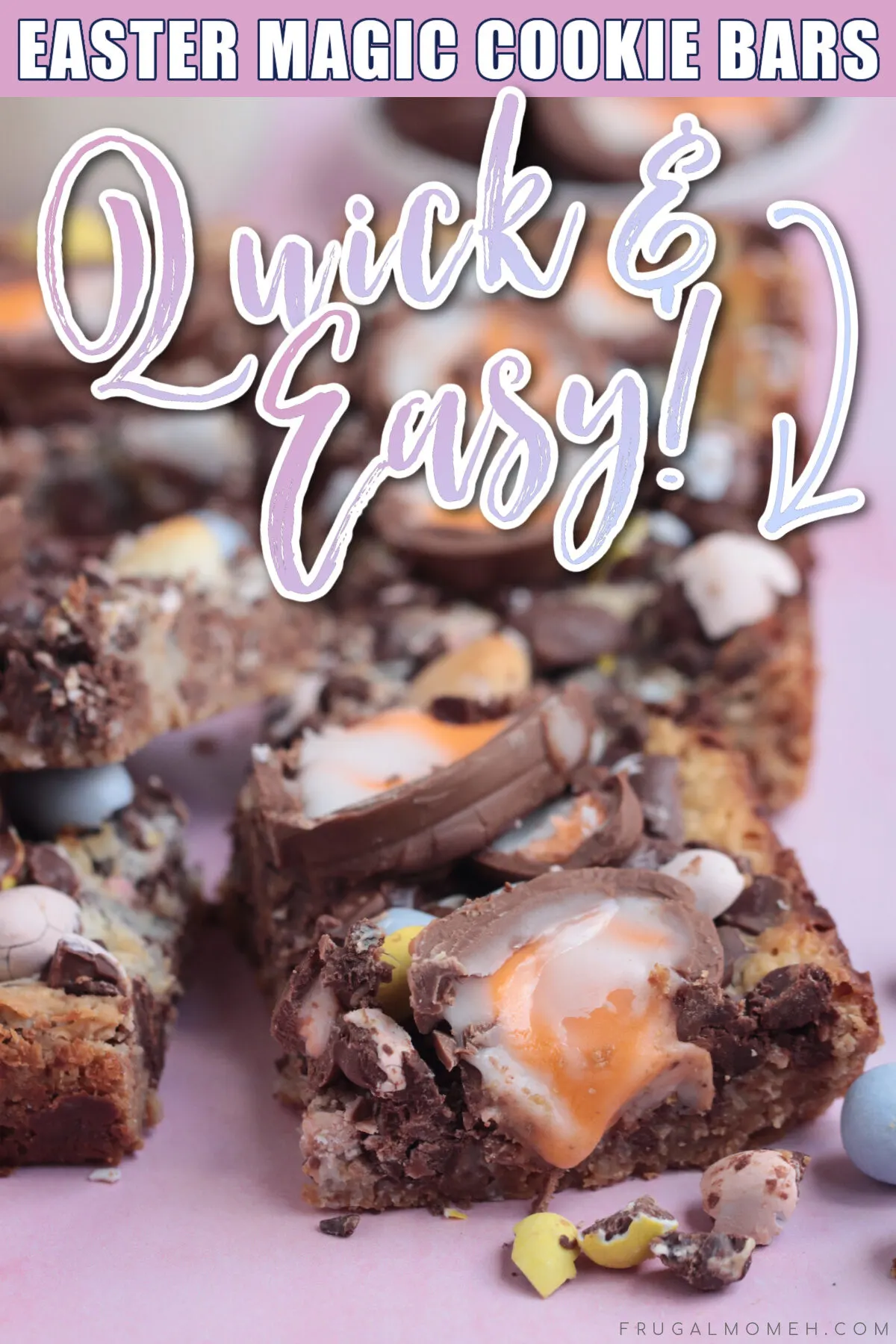 Make a delicious Easter dessert with this easy and fun recipe for Easter Magic Cookie Bars. A perfect addition to your Easter celebrations!