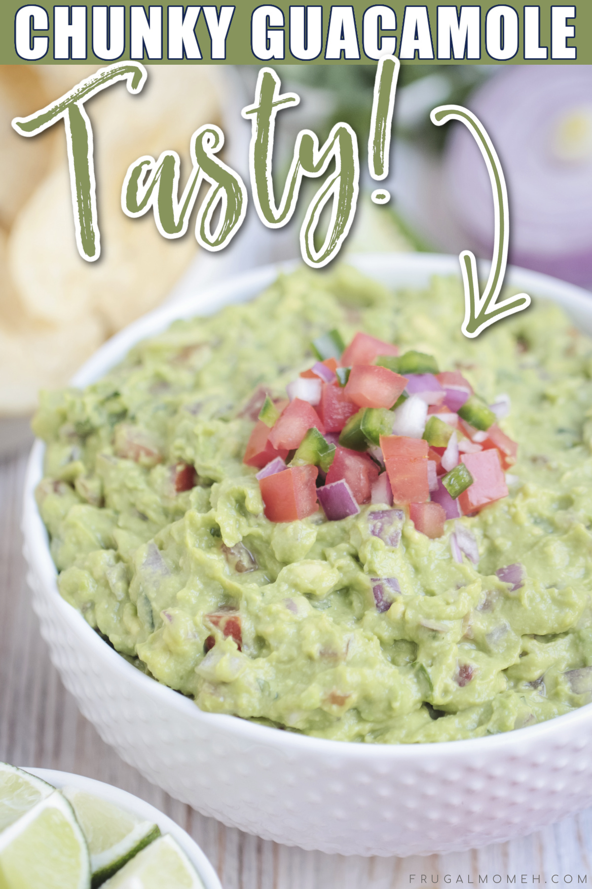 Get your guac on with this tasty chunky guacamole recipe. Perfect for any occasion, it's sure to be a hit with everyone at the table!