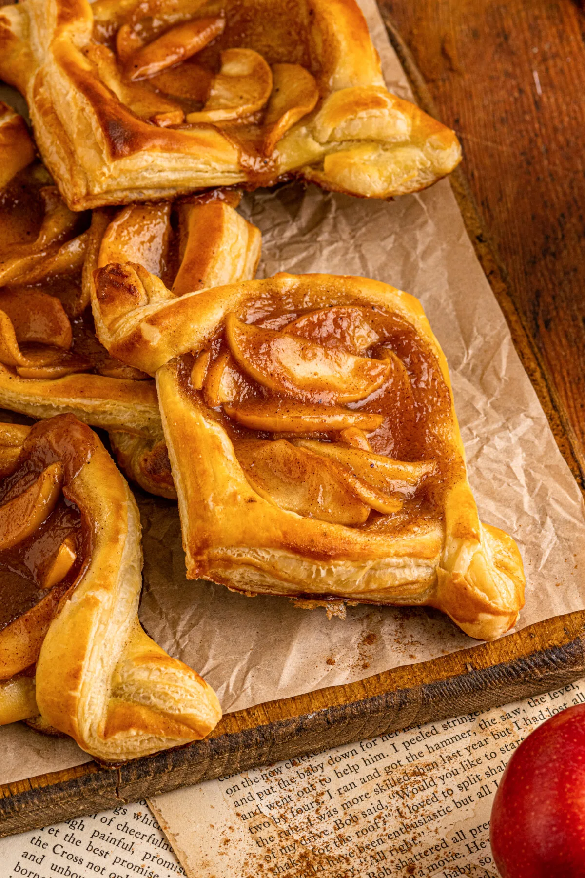 Treat your friends and family to a delicious homemade apple danish! Get the step-by-step recipe with an easy from scratch filling.