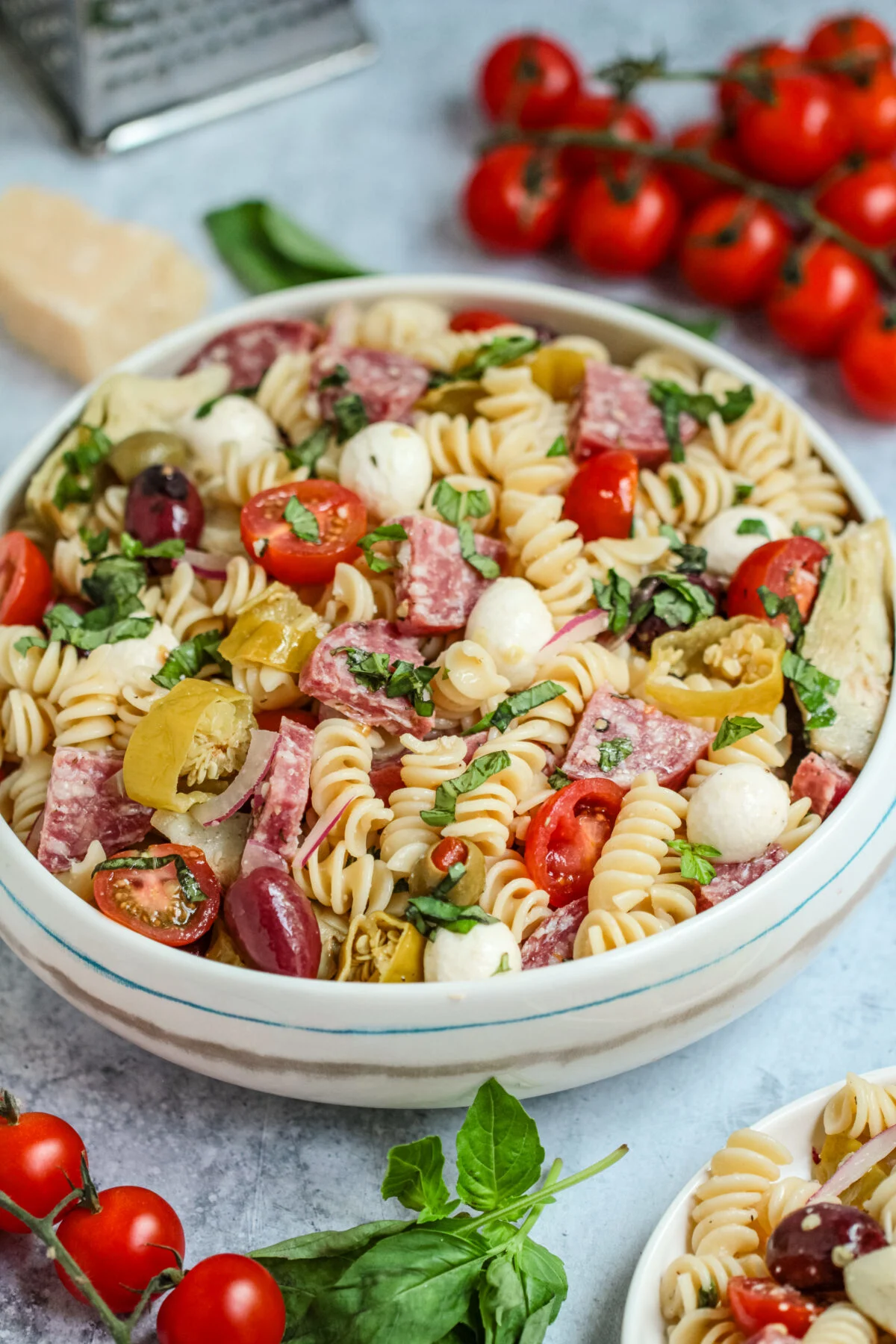 Bring delicious Italian flavours together in one easy side dish with this colourful antipasto pasta salad. Perfect for any occasion!
