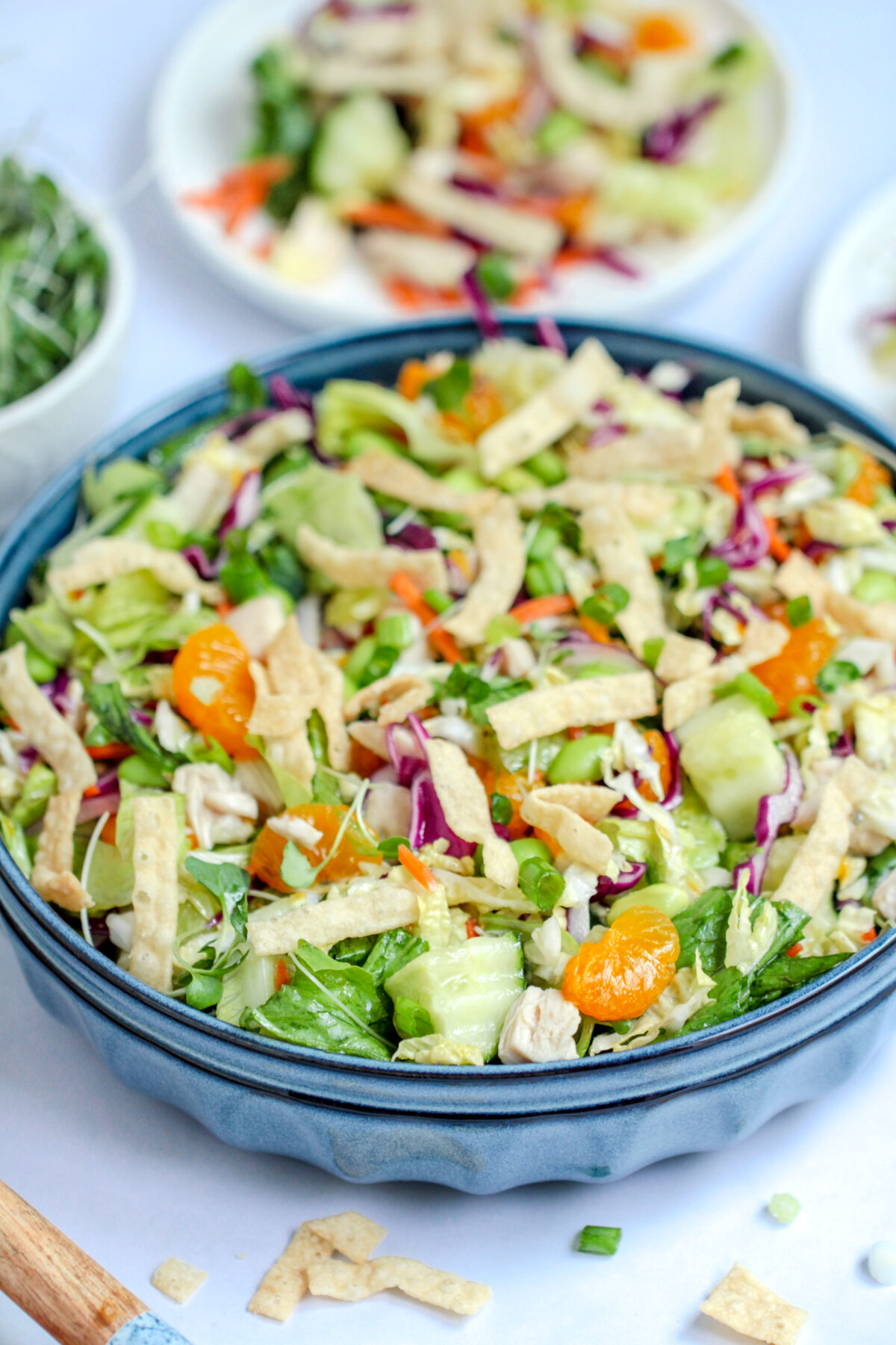 Spice up your salad game with this classic Asian chicken salad recipe; it's easy, delicious, and guaranteed to make dinnertime more exciting!