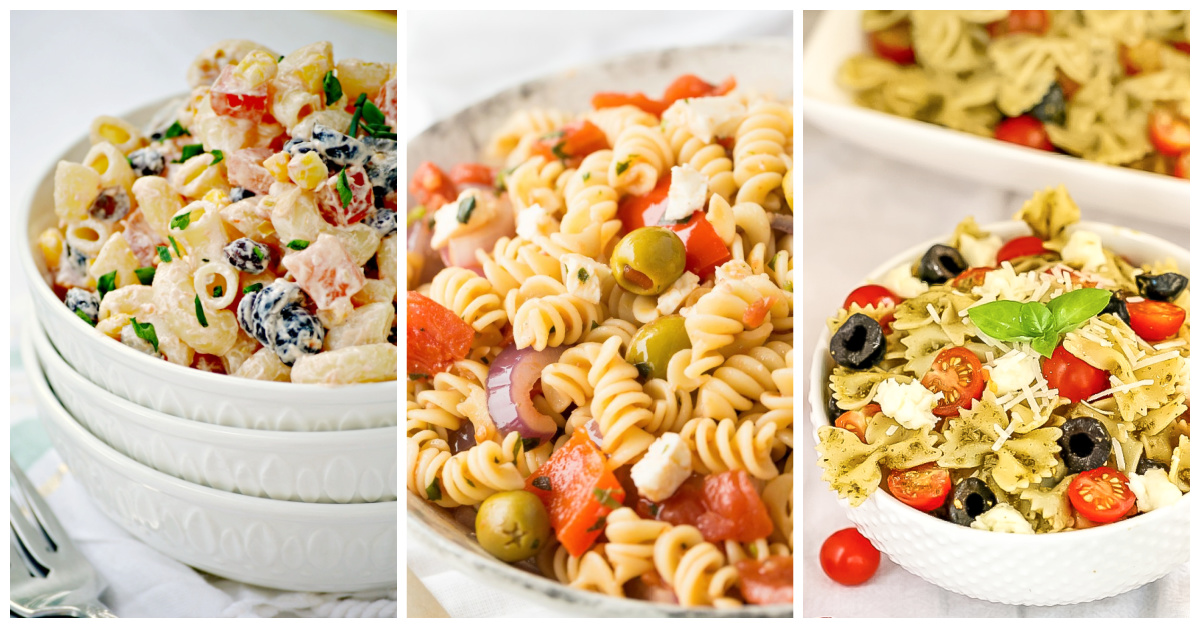 Featured pasta salad recipes.