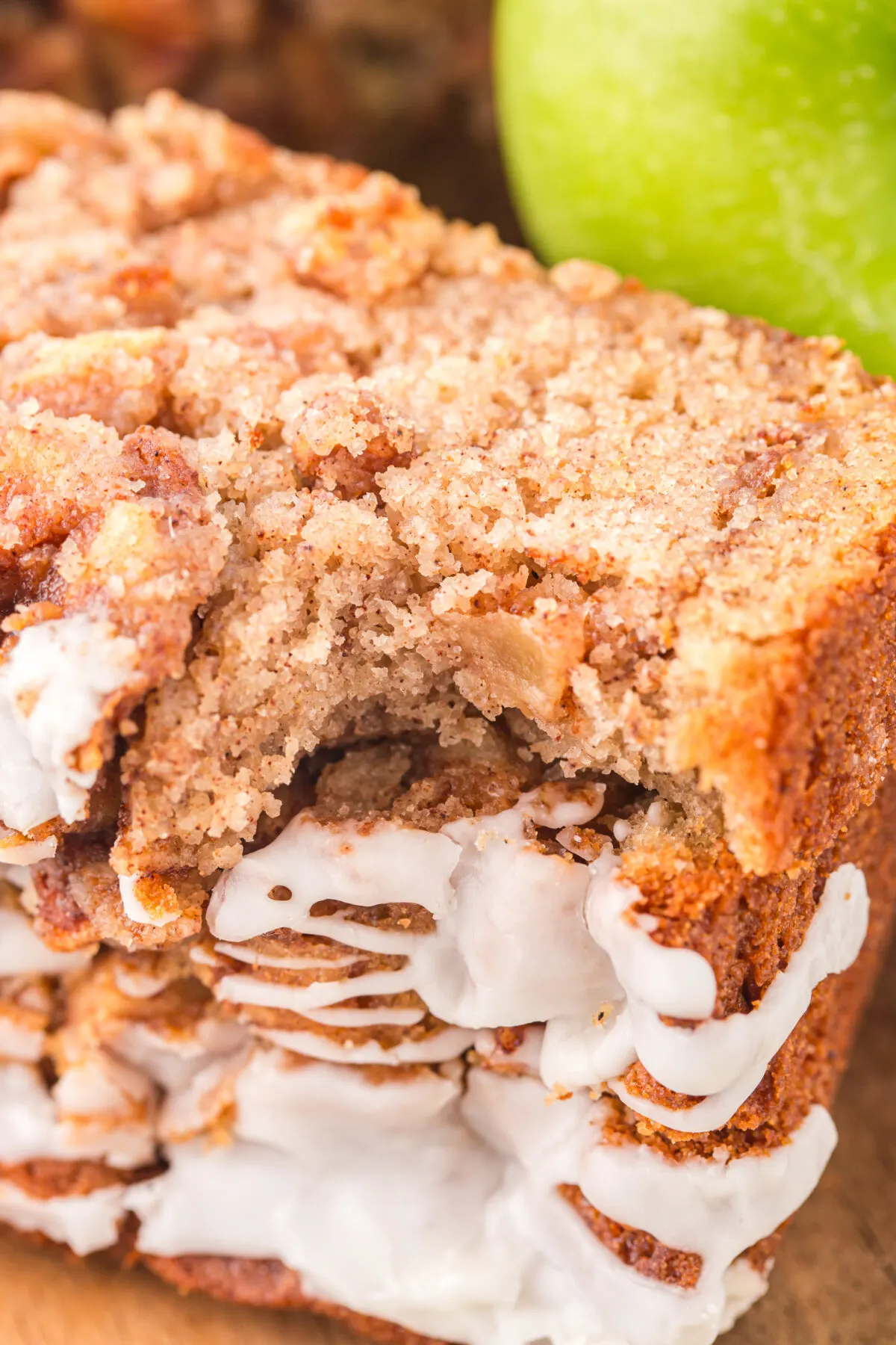 Nothing beats the smell of freshly baked homemade apple cinnamon bread. It's so good, you won't be able to stop at just one slice!