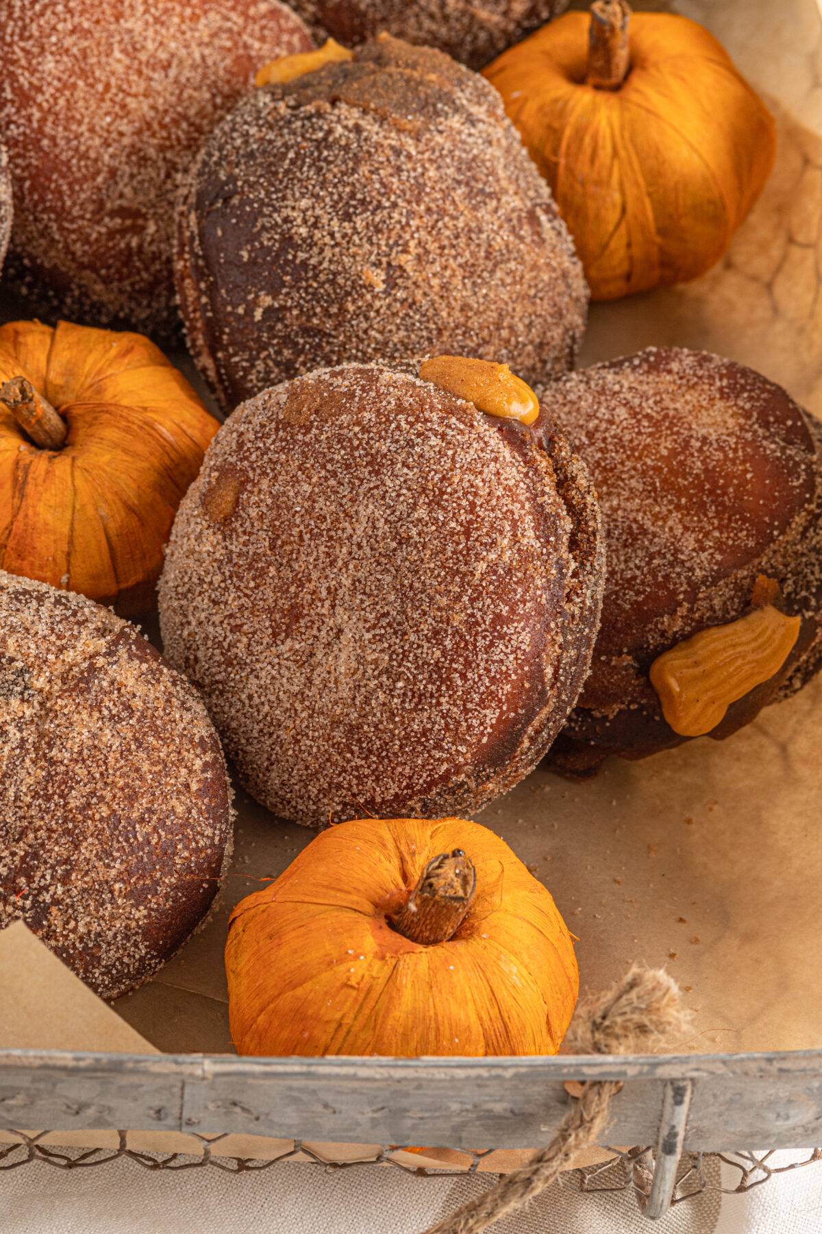 Learn how to make your own delicious pumpkin filled donuts that are perfect for an autumn afternoon snack or a festive Thanksgiving treat!